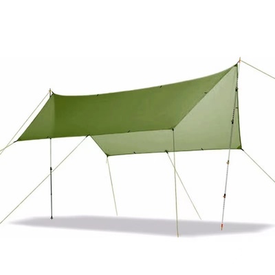 Professional 15d 20d Silicon Coated Nylon Rodless Tent Shelter