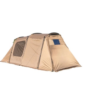 Custom 8 to 10 Person Camping Outdoor Oxford Cloth Large Waterproof Two Bedroom One Living Family Ma